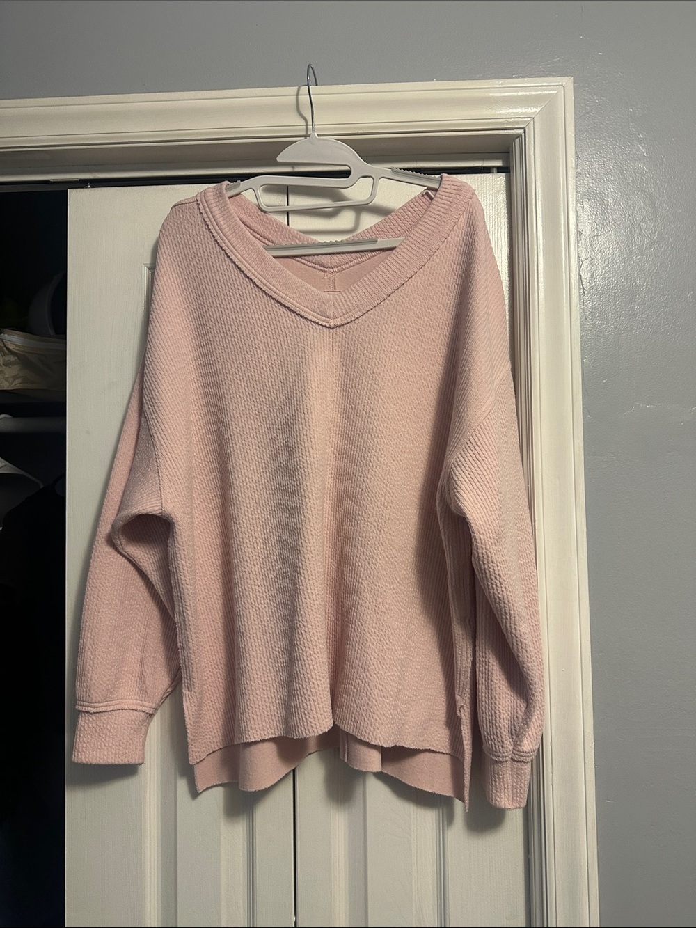 Aerie Pink Oversized Sweater